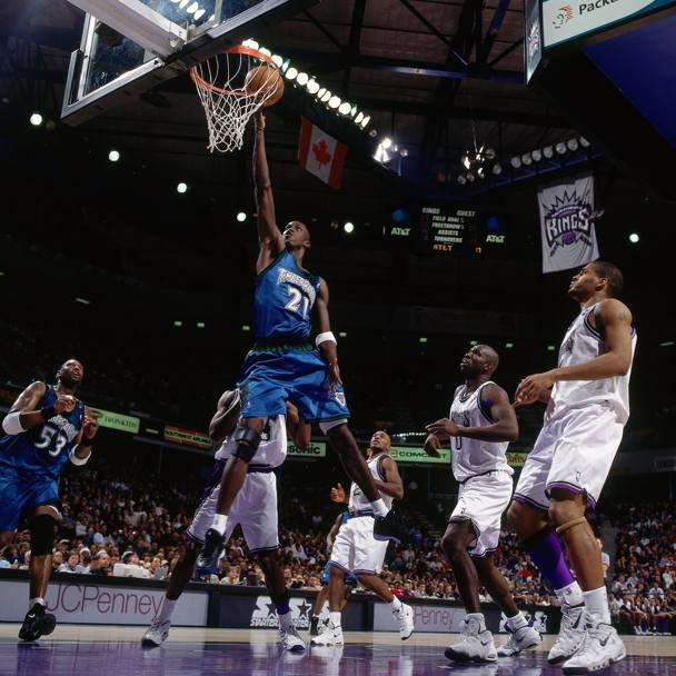 A Sacramento nel &#39;99 contro i Kings (Getty Images)
